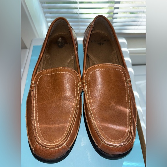 Dockers Brown Leather Loafers - Picture 11 of 13